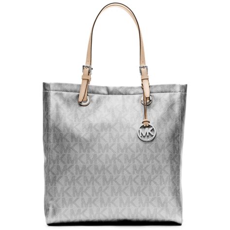 michael kors silver tote bag uk|Michael Kors dark silver wallet.